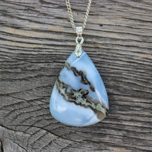 Load image into Gallery viewer, Dreamy 54Ct. Blue Opal Pendant Necklace