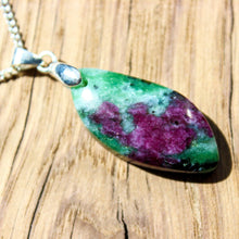 Load image into Gallery viewer, Dazzling 32 Ct. Natural Ruby Zoisite Gemstone Necklace