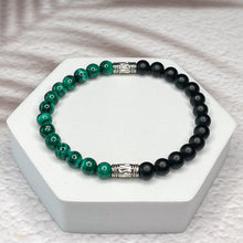 Load image into Gallery viewer, Ultimate Balance - Malachite & Matte Onyx 6mm Bead
