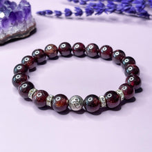 Load image into Gallery viewer, Passionate Energy - Garnet 8mm Bead Bracelet