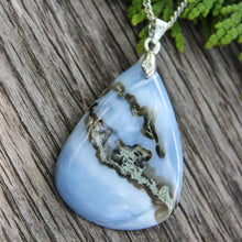 Load image into Gallery viewer, Dreamy 54Ct. Blue Opal Pendant Necklace
