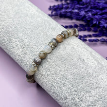 Load image into Gallery viewer, Harmony & Balance - Botswana Agate 6mm Bead Bracelet