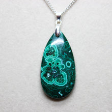 Load image into Gallery viewer, Immaculate 60 Ct. Top Grade Natural Chrysocolla Malachite Pendant Necklace