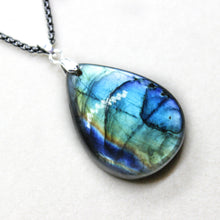 Load image into Gallery viewer, Fantastic 70 Ct. Natural Labradorite Pendant Necklace