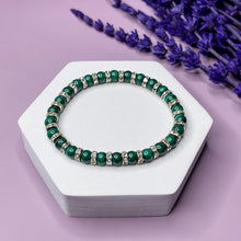 Load image into Gallery viewer, Abundant Transformation - Malachite 6mm Bead Bracelet