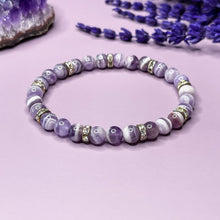 Load image into Gallery viewer, Dream Amethyst 6mm Bead Bracelet