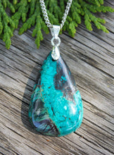Load image into Gallery viewer, Marvelous 49 Ct. Shattuckite Pear Shape Pendant Necklace