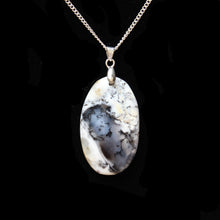 Load image into Gallery viewer, Supreme 46Ct. Dendrite Opal Oval Shape Pendant Necklace