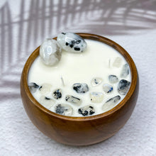 Load image into Gallery viewer, New Beginnings - Moonstone Infused Soy Wax Candle