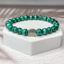 Load image into Gallery viewer, Abundant Transformation - AAAA Grade Malachite 8mm Bead Bracelet