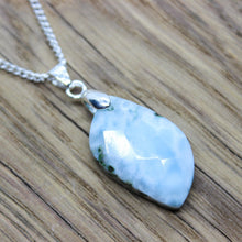 Load image into Gallery viewer, Exclusive 22 Ct. Natural Larimar Faceted Pendant Necklace