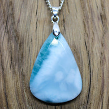 Load image into Gallery viewer, Excellent 38.5 Ct. Natural Larimar Faceted Pendant Necklace