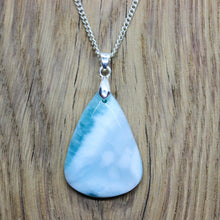 Load image into Gallery viewer, Excellent 38.5 Ct. Natural Larimar Faceted Pendant Necklace