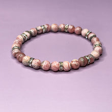 Load image into Gallery viewer, Rhodochrosite 6mm Bead Bracelet