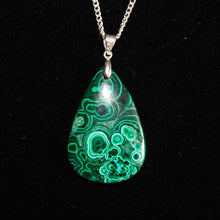 Load image into Gallery viewer, Fantastic 56 Ct. Chrysocolla Malachite Pear Shape Pendant Necklace