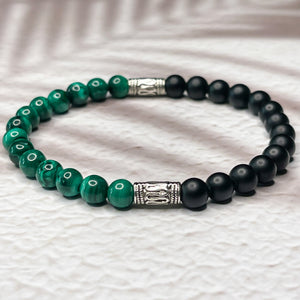 Ultimate Balance - Malachite & Matte Onyx 6mm Bead