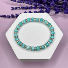 Load image into Gallery viewer, Amazonite 6mm Bead Bracelet
