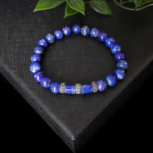 Infinite Wisdom - Lapis Lazuli 8mm Bead Bracelet