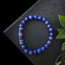 Load image into Gallery viewer, Infinite Wisdom - Lapis Lazuli 8mm Bead Bracelet
