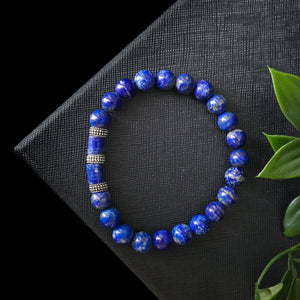 Infinite Wisdom - Lapis Lazuli 8mm Bead Bracelet