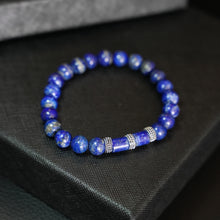 Load image into Gallery viewer, Infinite Wisdom - Lapis Lazuli 8mm Bead Bracelet
