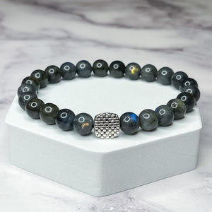 Universal Energy - Labradorite 8mm Bead Bracelet