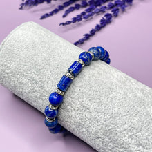 Load image into Gallery viewer, Infinite Wisdom - Lapis Lazuli 8mm Bead Women&#39;s Bracelet
