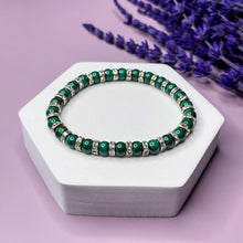 Load image into Gallery viewer, Abundant Transformation - Malachite 6mm Bead Bracelet
