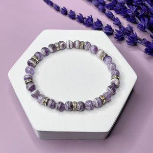 Dream Amethyst 6mm Bead Bracelet