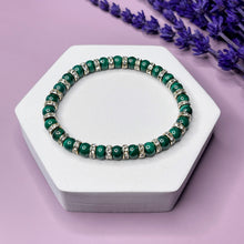 Load image into Gallery viewer, Abundant Transformation - Malachite 6mm Bead Bracelet
