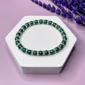 Abundant Transformation - Malachite 6mm Bead Bracelet