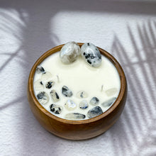 Load image into Gallery viewer, New Beginnings - Moonstone Infused Soy Wax Candle
