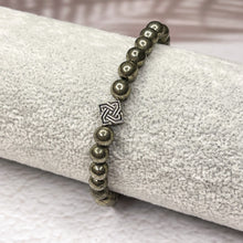 Load image into Gallery viewer, Luck &amp; Wealth - Iron Pyrite 6mm Bead Bracelet
