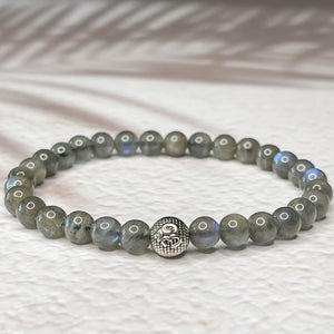 Universal Energy - Labradorite 6mm Bead Bracelet