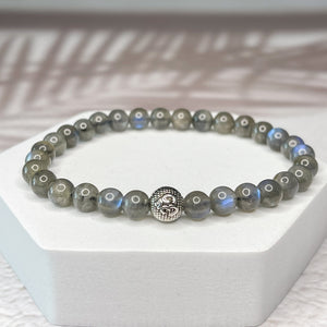 Universal Energy - Labradorite 6mm Bead Bracelet