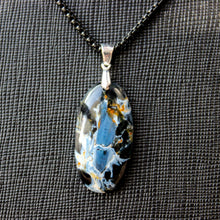 Load image into Gallery viewer, Rare 18.8 Ct. Pietersite Crystal Necklace
