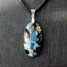 Load image into Gallery viewer, Rare 18.8 Ct. Pietersite Crystal Necklace
