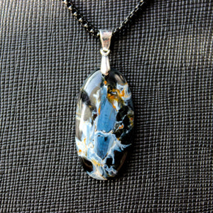 Rare 18.8 Ct. Pietersite Crystal Necklace