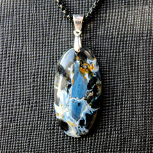 Load image into Gallery viewer, Rare 18.8 Ct. Pietersite Crystal Necklace
