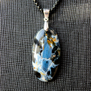 Rare 18.8 Ct. Pietersite Crystal Necklace