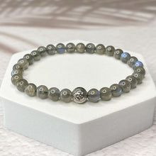 Load image into Gallery viewer, Universal Energy - Labradorite 6mm Bead Bracelet
