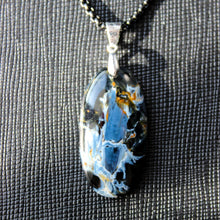 Load image into Gallery viewer, Rare 18.8 Ct. Pietersite Crystal Necklace
