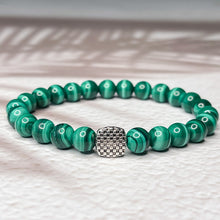 Load image into Gallery viewer, Abundant Transformation - AAAA Grade Malachite 8mm Bead Bracelet
