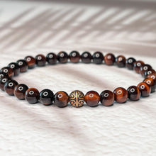 Load image into Gallery viewer, Passion &amp; Motivation - Red Tiger Eye 6mm Bead Bracelet
