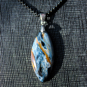 Absolutely Gorgeous AAA Quality 18 Ct. Pietersite Stone Necklace