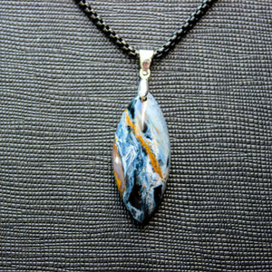 Absolutely Gorgeous AAA Quality 18 Ct. Pietersite Stone Necklace