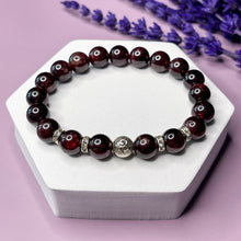 Load image into Gallery viewer, Passionate Energy - Garnet 8mm Bead Bracelet
